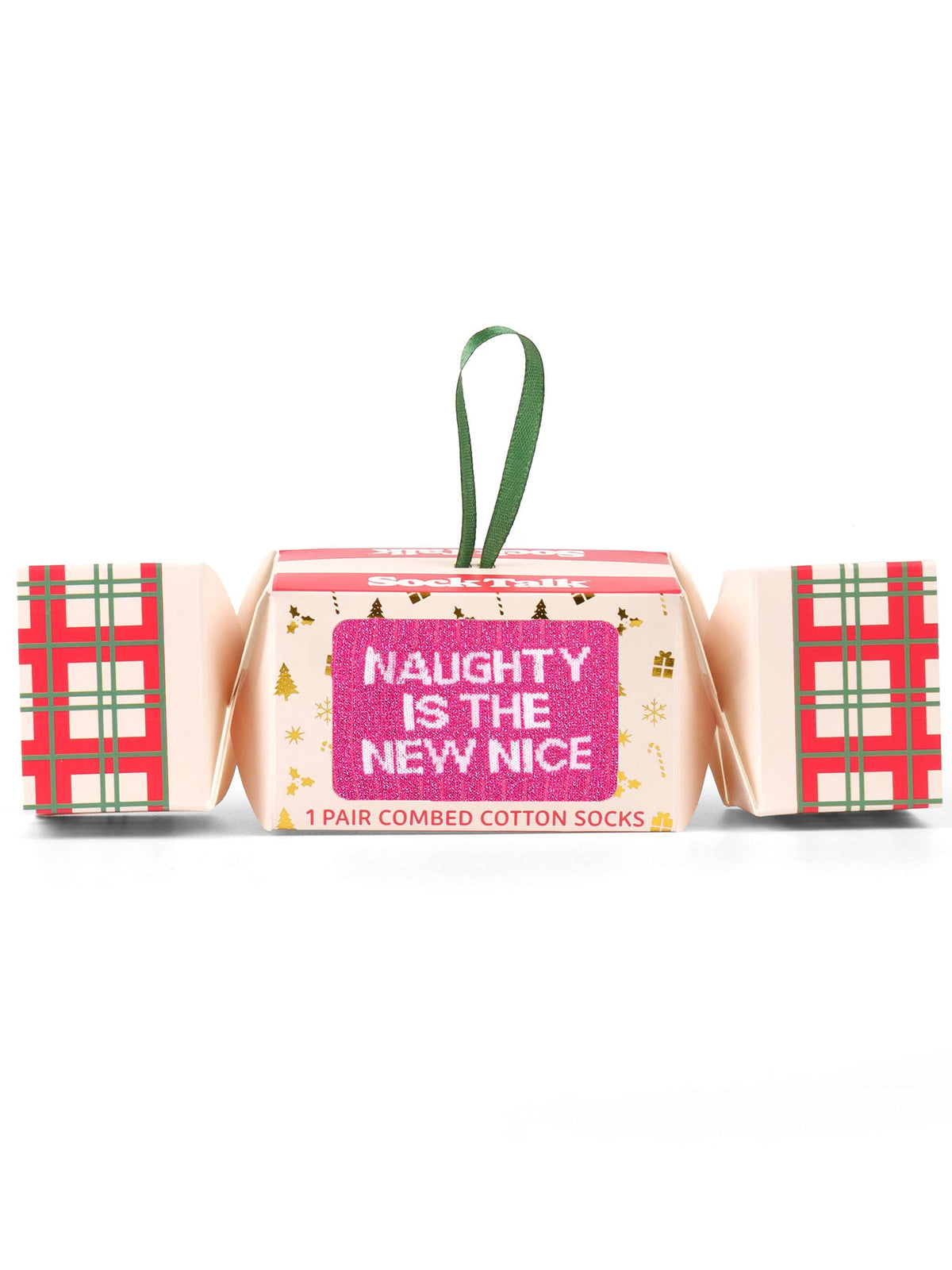 Naughty-Is-The-New-Nice-Combed-Cotton-Glitter-Crew-Socks-Christmas-Cracker-Gift-Box-in-Pink