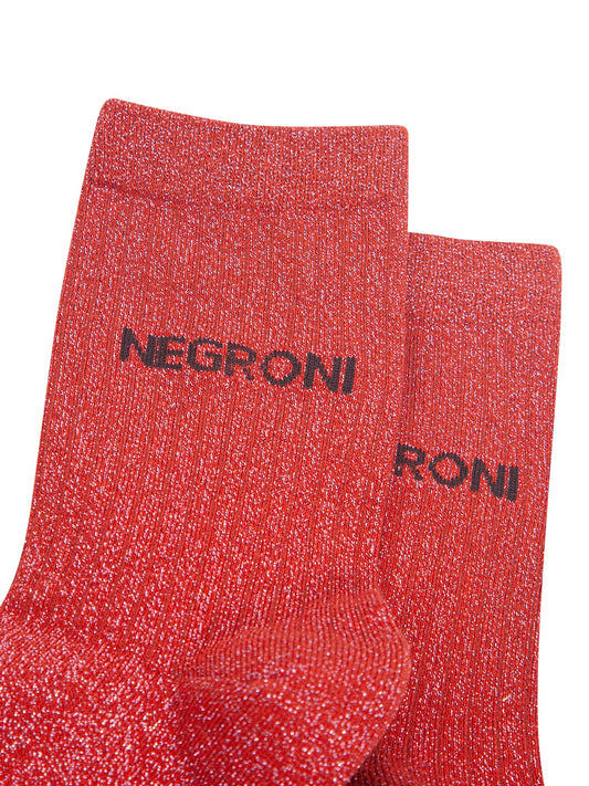 Negroni-Combed-Cotton-Glitter-Socks-in-Burnt-Orange-Close-Up