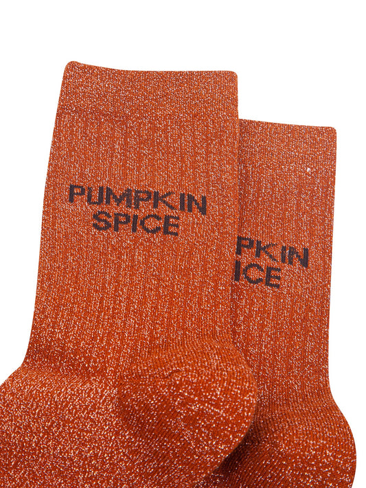 Pumpkin-Spice-Combed-Cotton-Glitter-Socks-in-Burnt-Orange-Close-Up