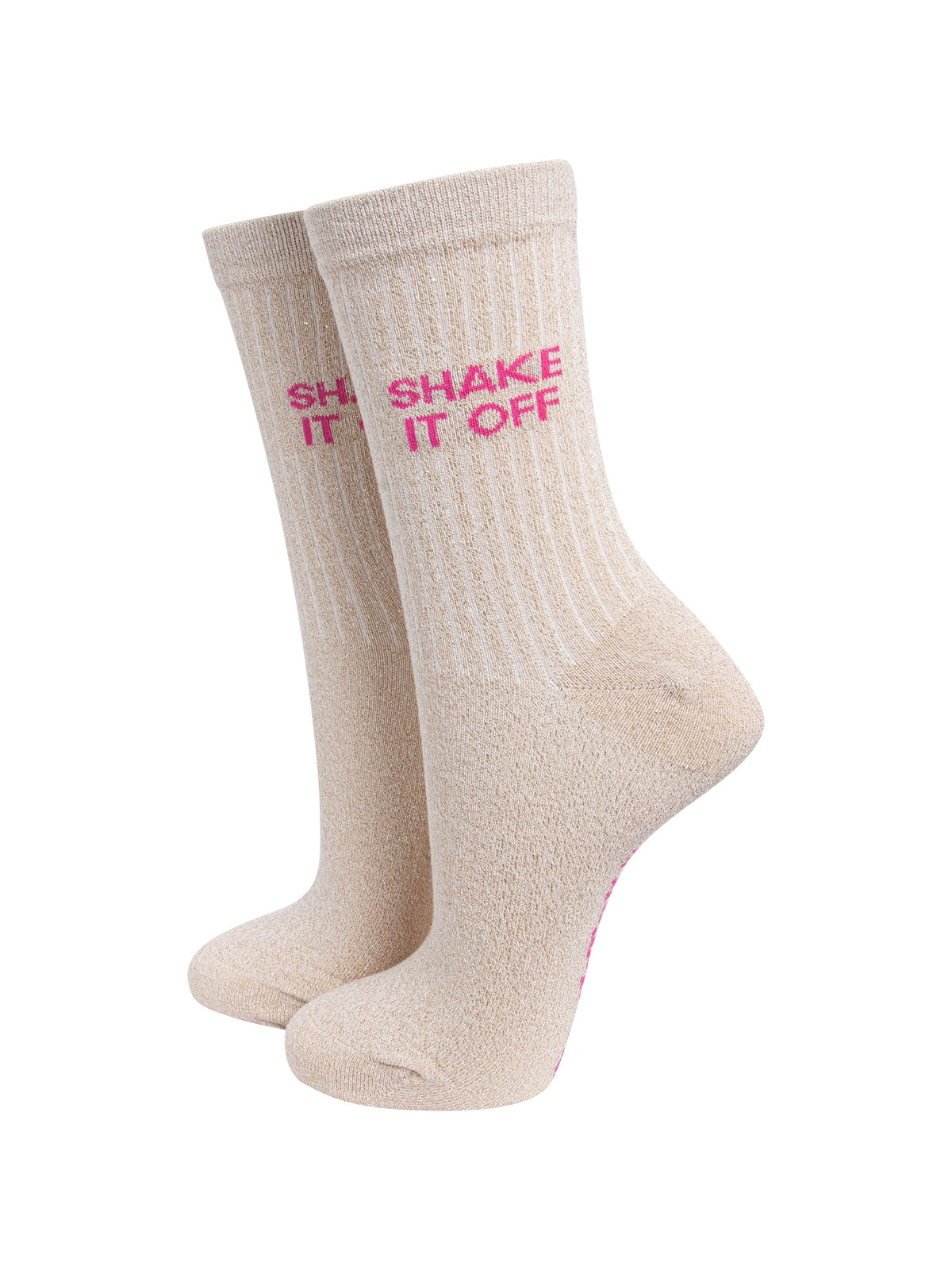 Shake-It-Off-Combed-Cotton-Glitter-Socks-in-Cream-On-Mannequin