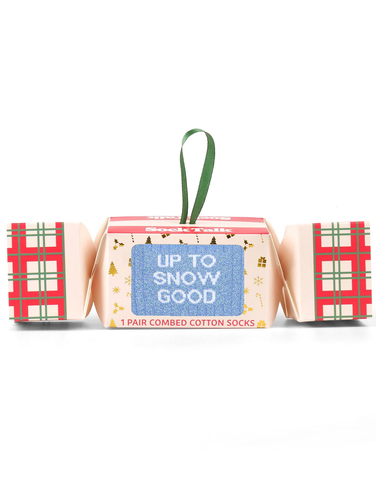Up-To-Snow-Good-Combed-Cotton-Glitter-Crew-Socks-Christmas-Cracker-Gift-Box-in-Blue