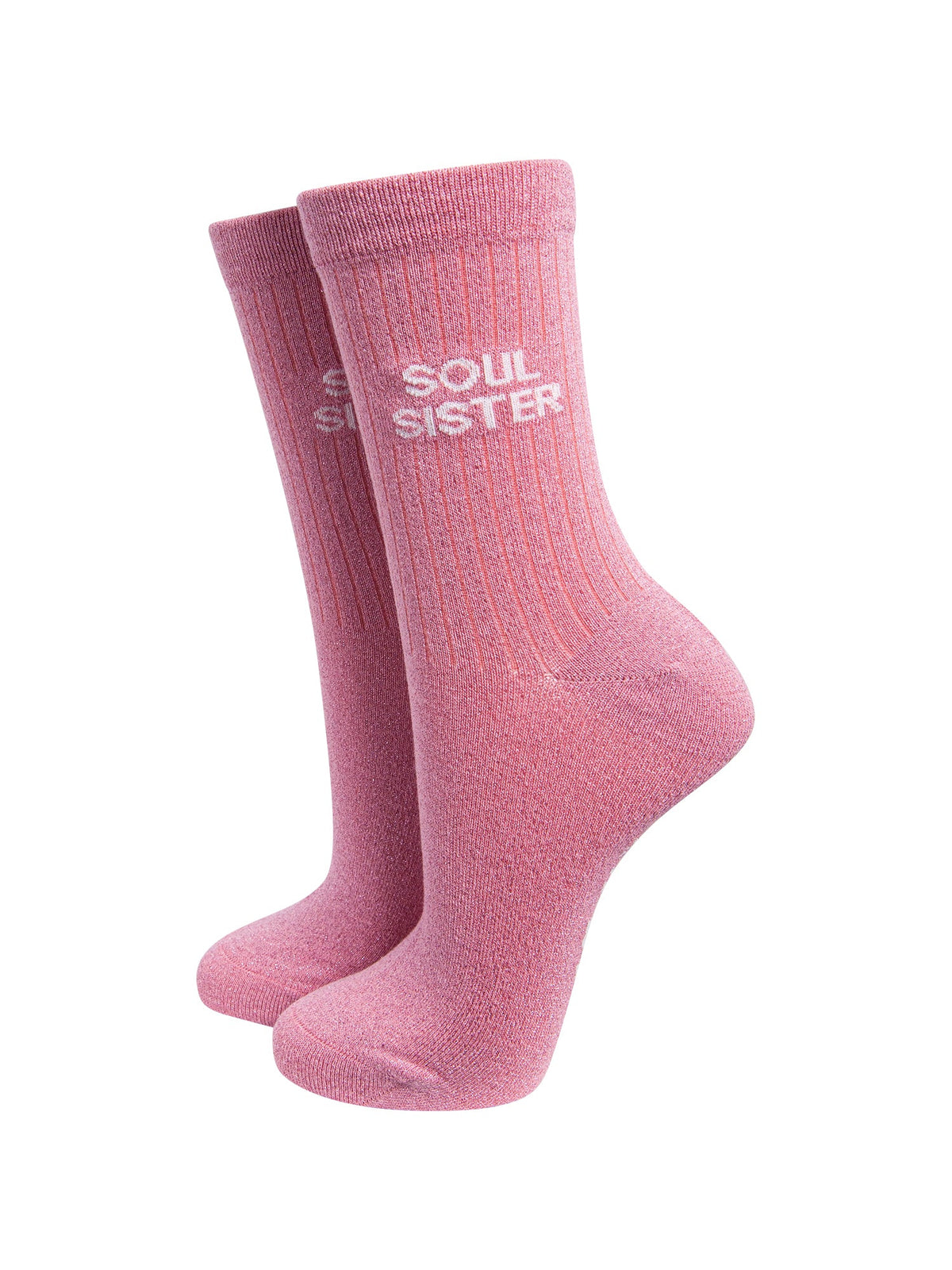 Soul-Sister-Combed-Cotton-Glitter-Socks-in-Light-Pink-On-Mannequin