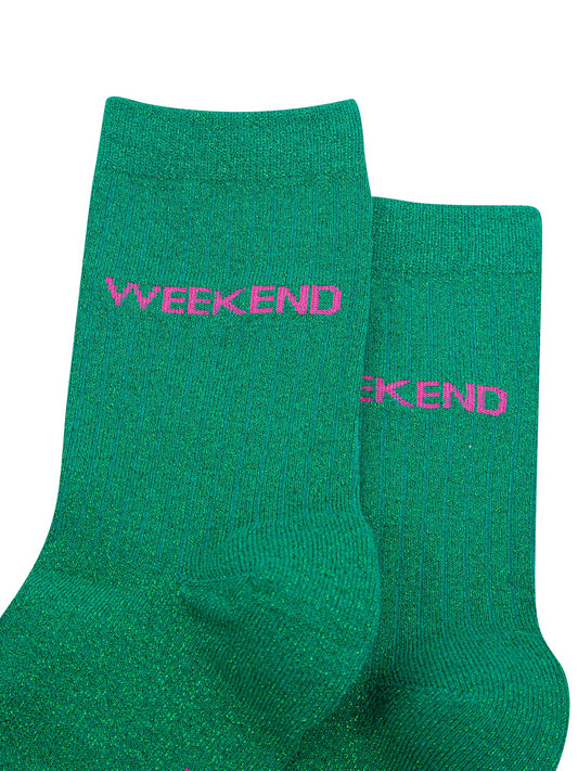 Weekend-Combed-Cotton-Glitter-Socks-in-Green-Close-Up
