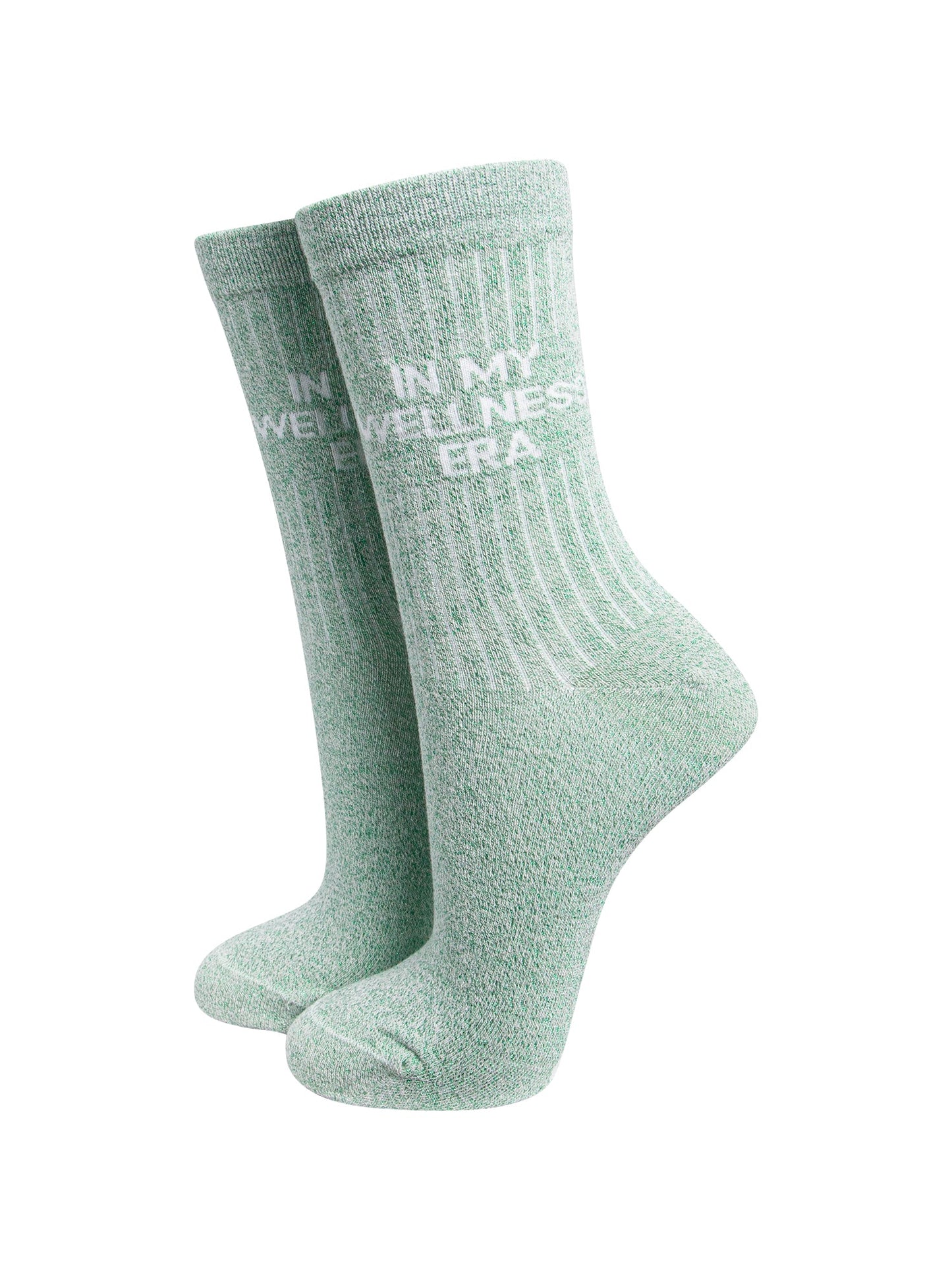 You-Wish-Combed-Cotton-Glitter-Socks-in-Green-On-Mannequin