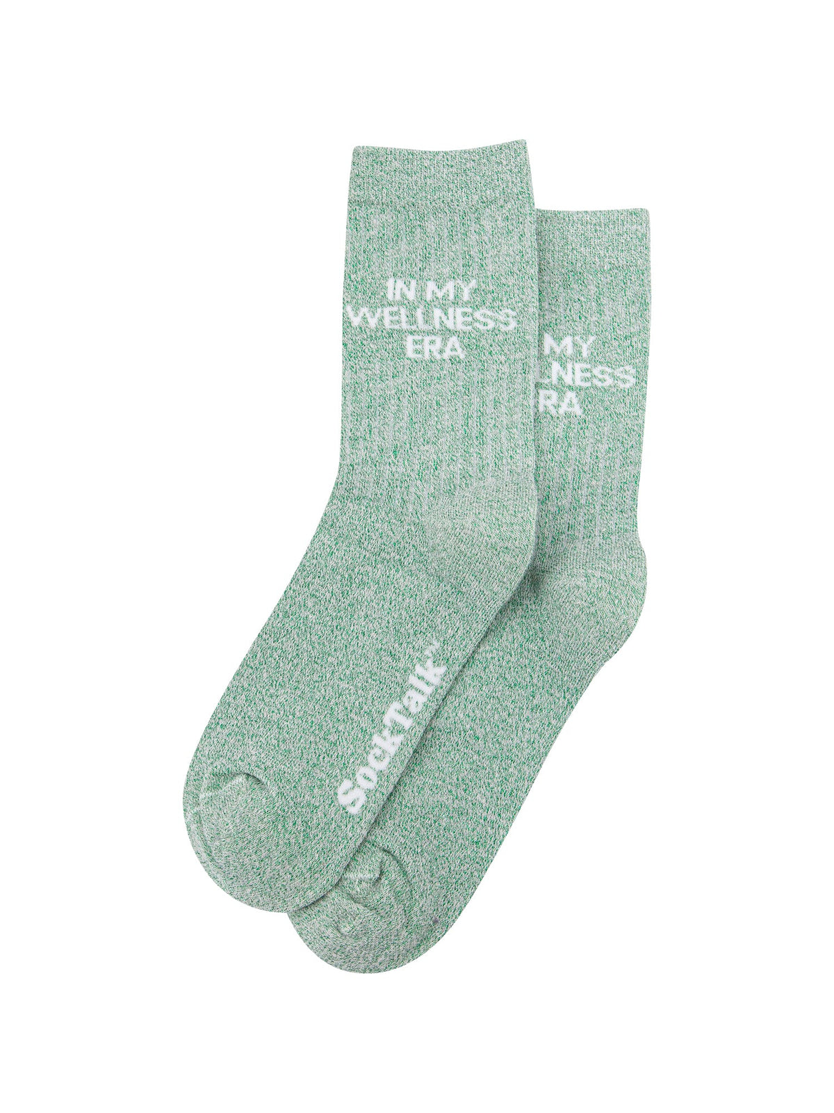 You-Wish-Combed-Cotton-Glitter-Socks-in-Green-Laid-Flat