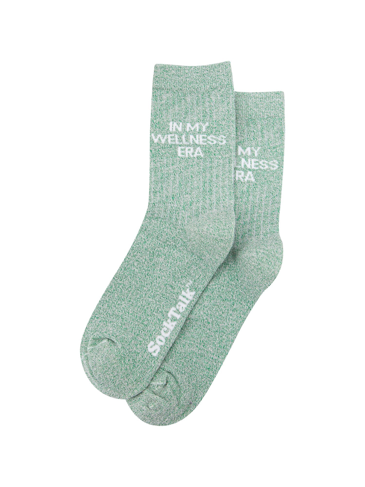 You-Wish-Combed-Cotton-Glitter-Socks-in-Green-Laid-Flat