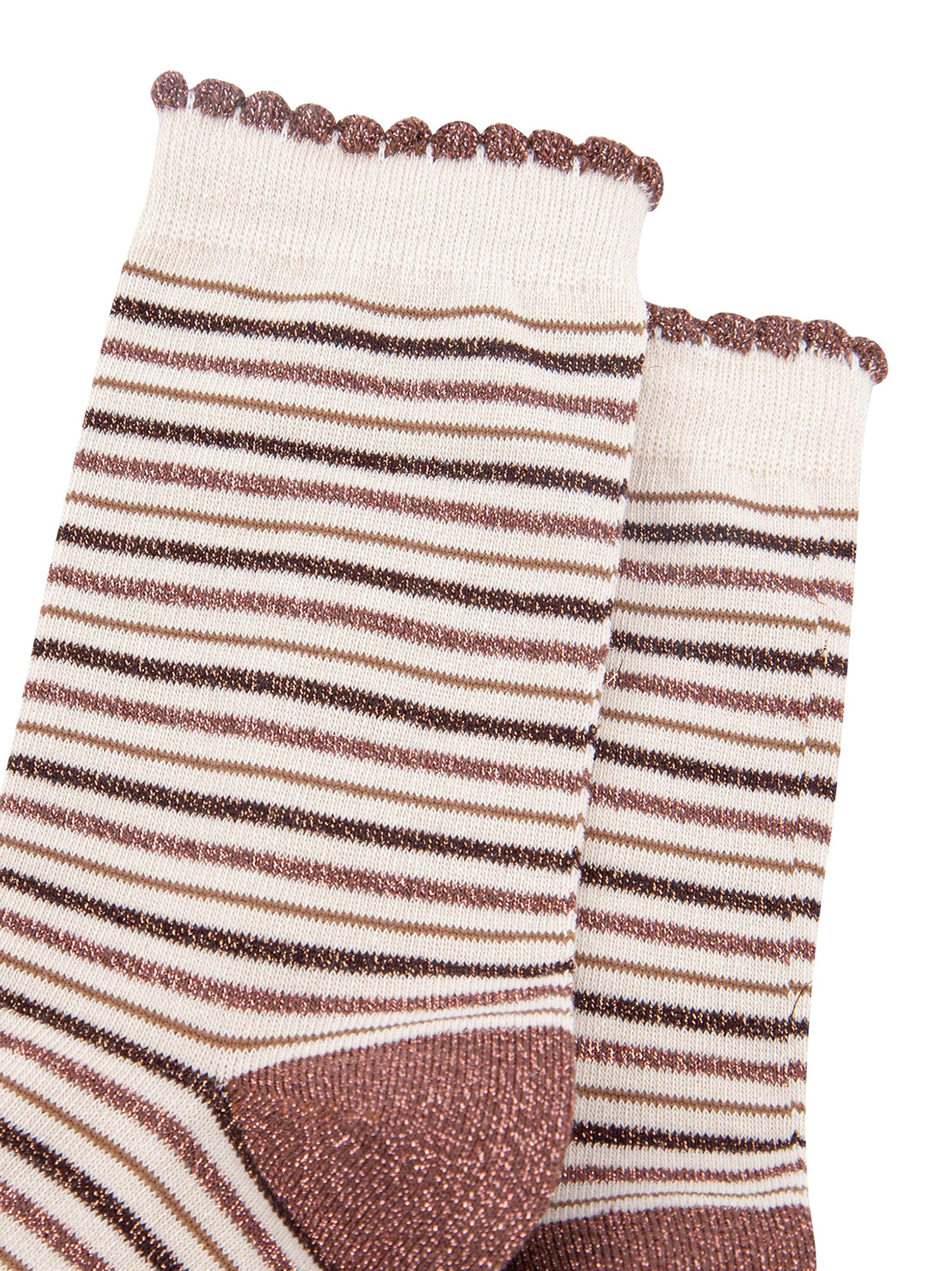 Stripes-Combed-Cotton-Glitter-Socks-in-Chocolate-close-up