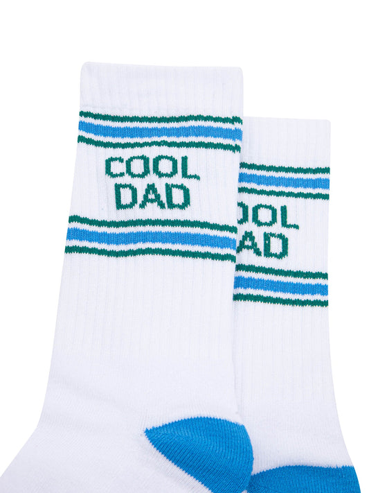 Cool-Dad-Organic-Cotton-Sports-Socks-in-White/Blue-Close-Up