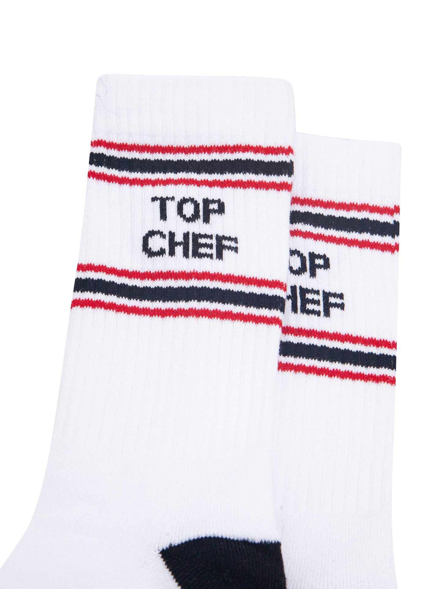 Top-Chef-Organic-Cotton-Sports-Socks-in-White/Black-Close-Up
