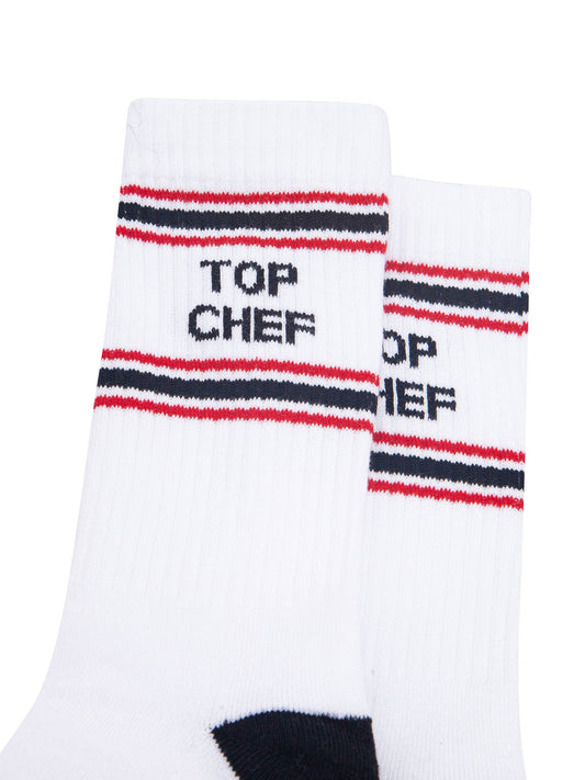 Top-Chef-Organic-Cotton-Sports-Socks-in-White/Black-Close-Up