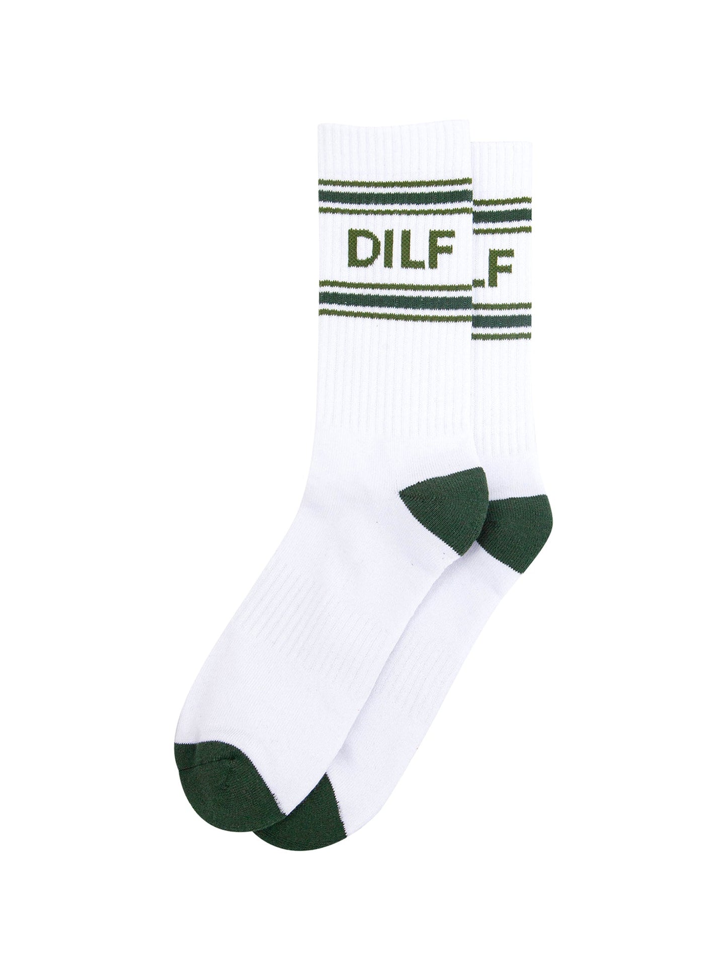 DILF-Organic-Cotton-Sports-Socks-in-White-Lying-Flat