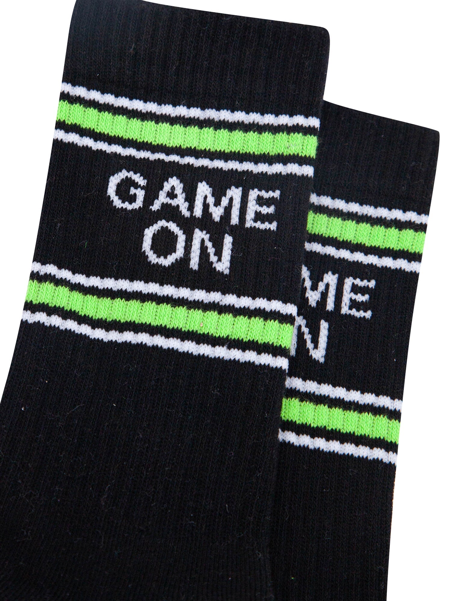 Game-On-Organic-Cotton-Sports-Socks-in-Black-Closeup