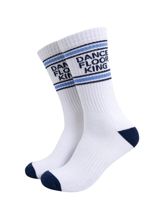 Dance-Floor-King-Organic-Cotton-Sports-Socks-in-White-Mannequin