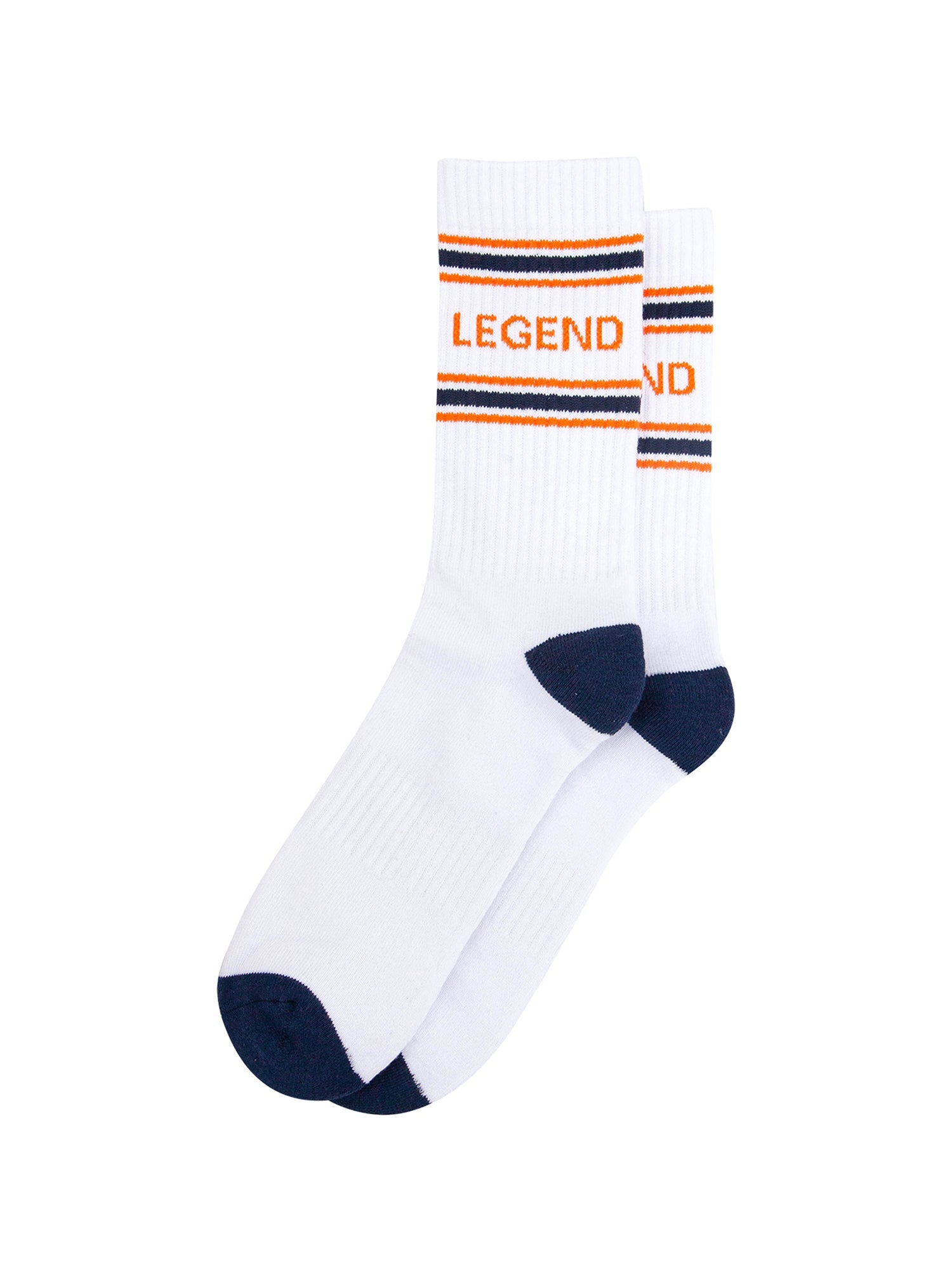 Legend-Organic-Cotton-Sports-Socks-in-White-Lying-Flat