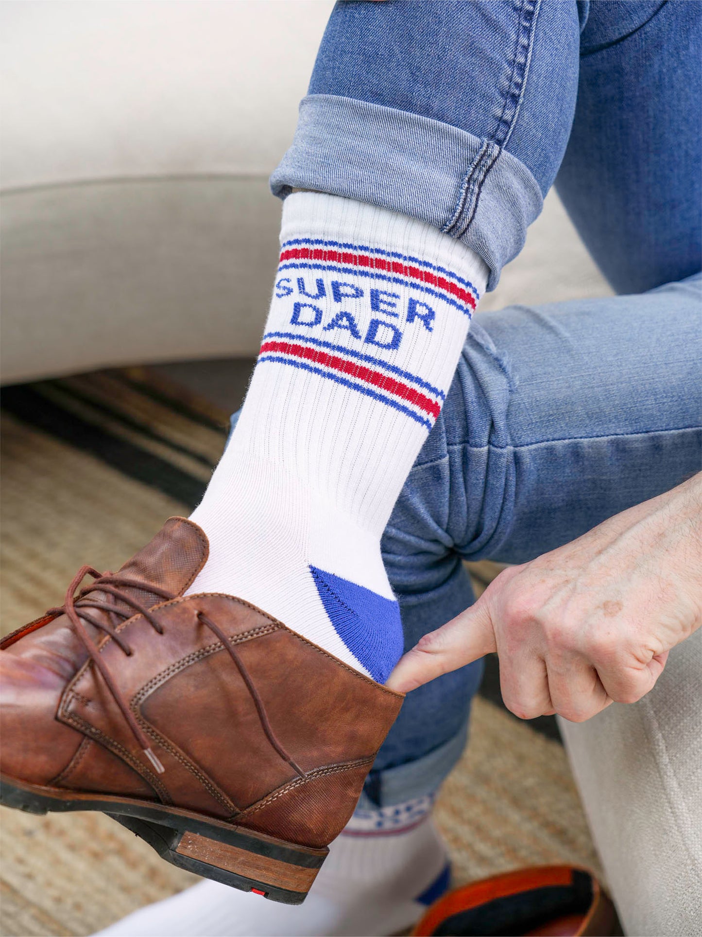 Super-Dad-Organic-Cotton-Sports-Socks-in-White