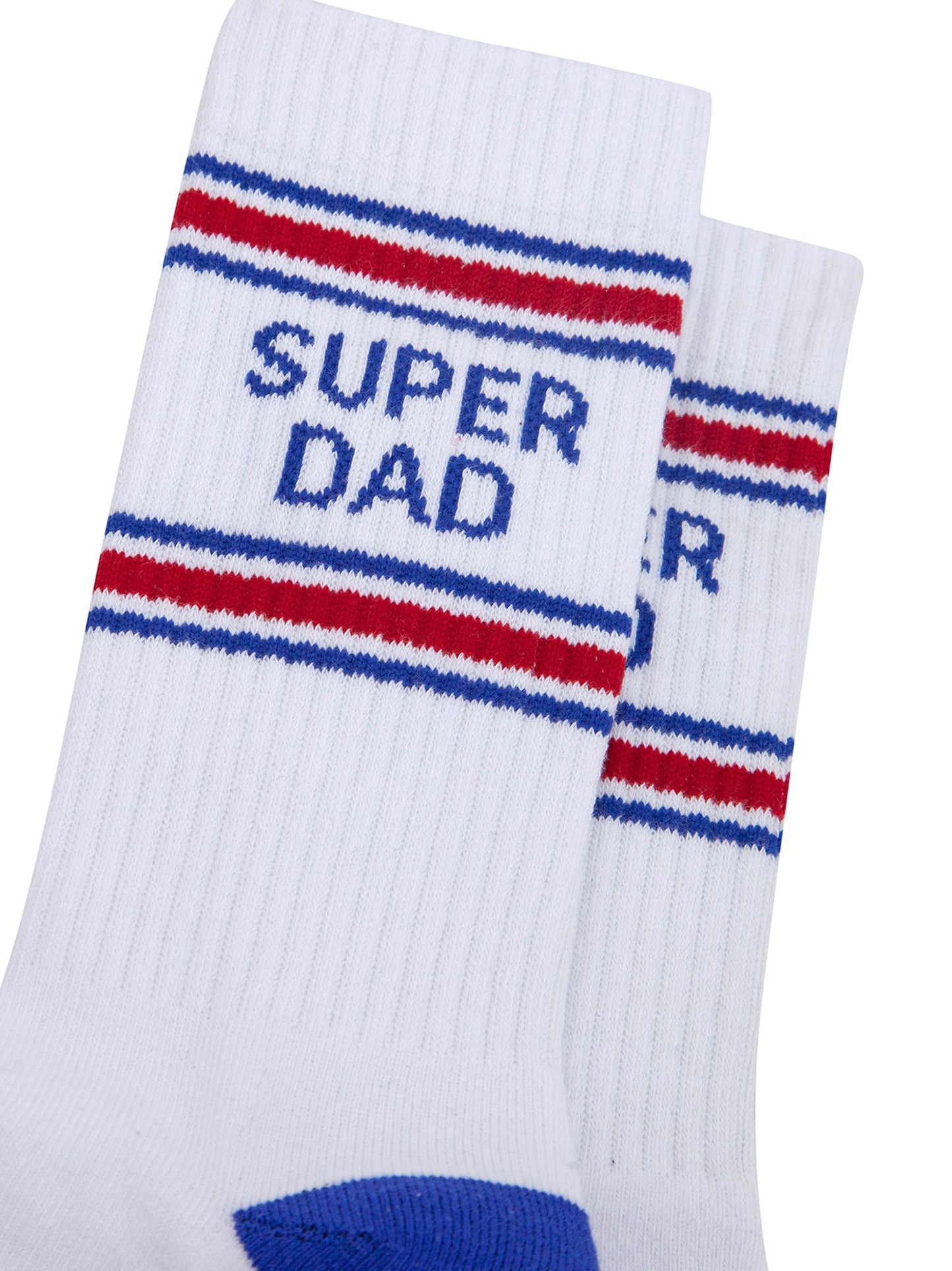 Super-Dad-Organic-Cotton-Sports-Socks-in-White-Closeup
