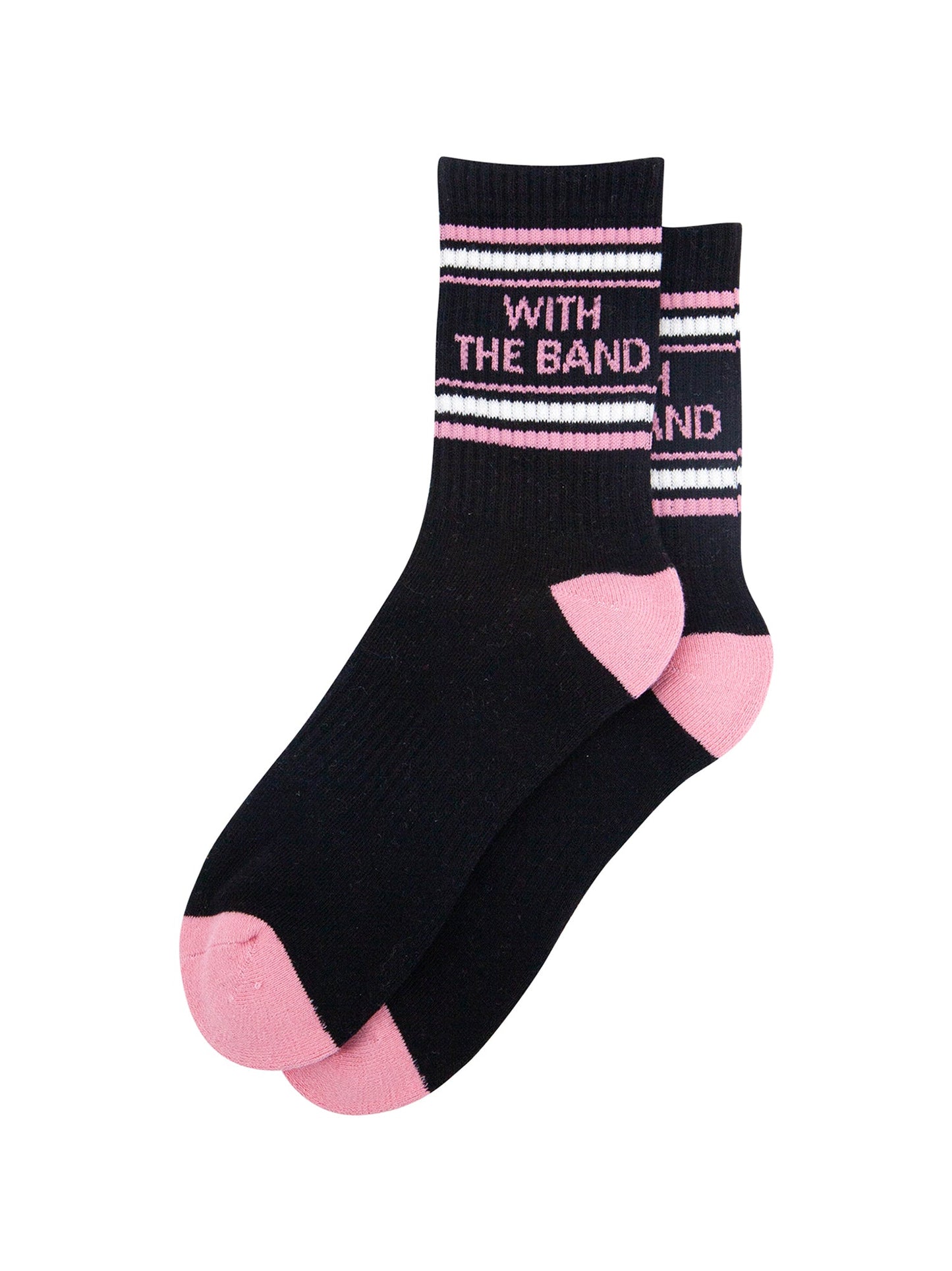 With-The-Band-Organic-Cotton-Sports-Socks-in-Black-flat-lay