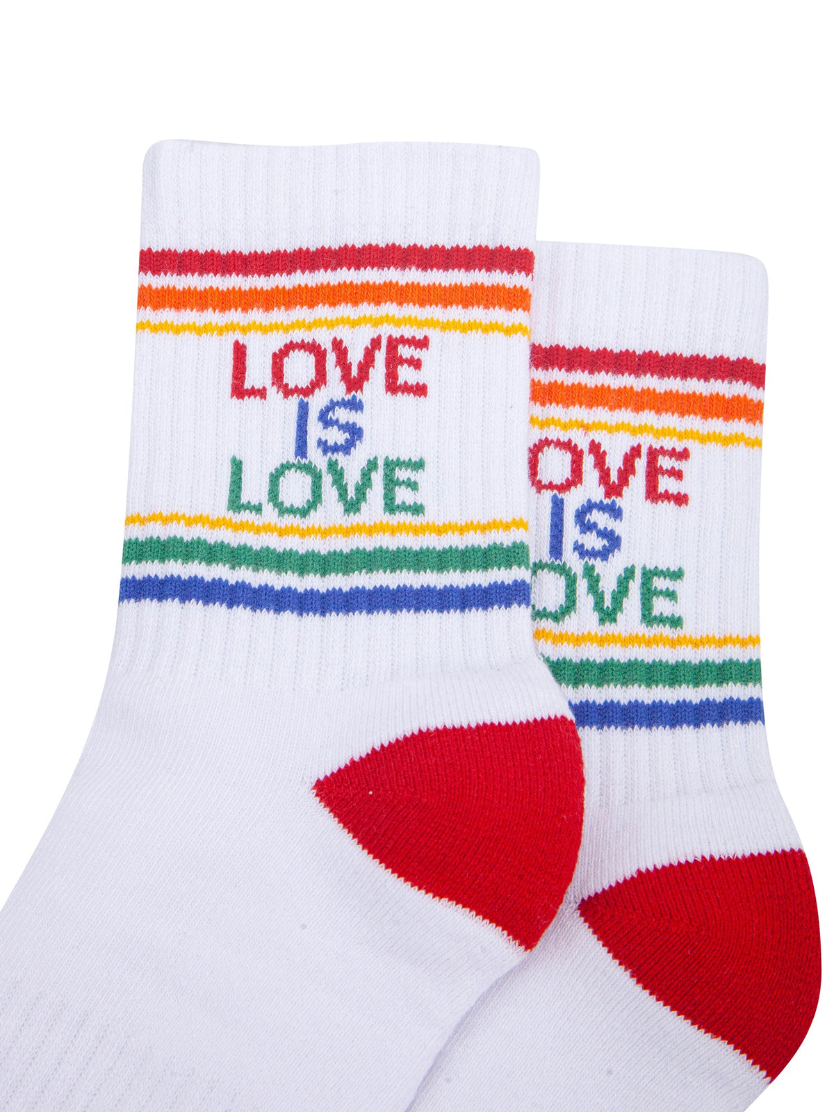 Love-Is-Love-Organic-Cotton-Sports-Socks-in-White/Multi-Close-Up