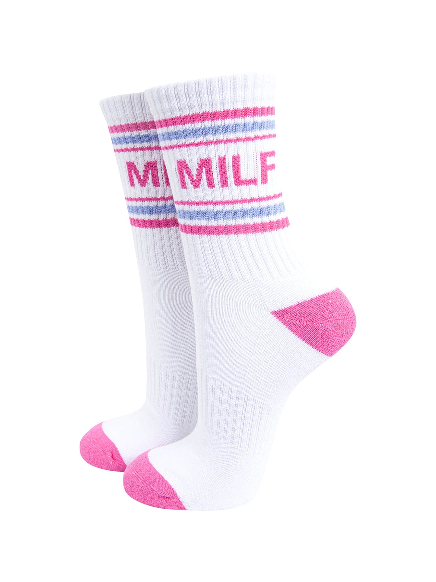 MILF-Organic-Cotton-Sports-Socks-in-White-Mannequin