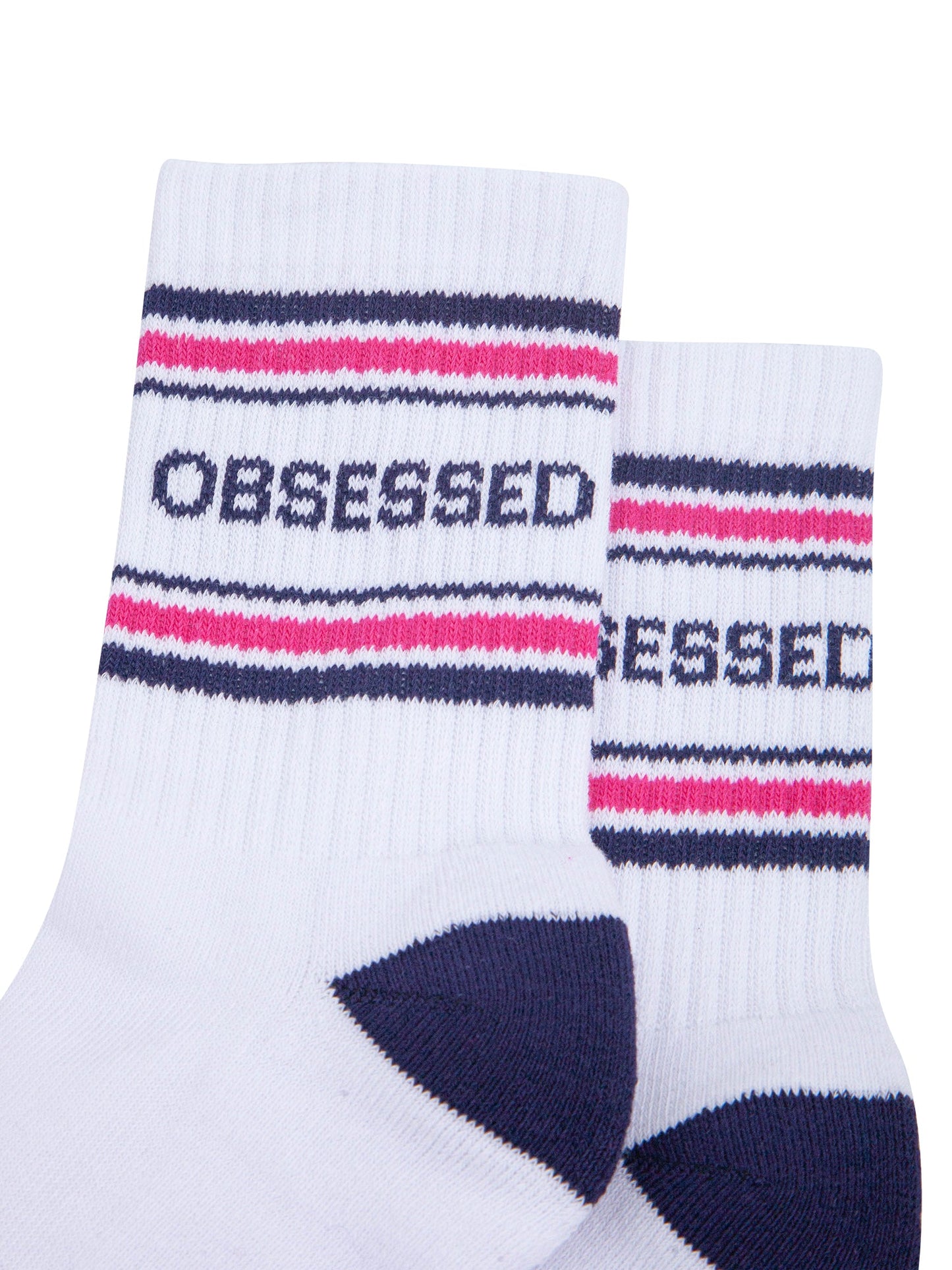 Obsessed-Organic-Cotton-Sports-Socks-in-White/Navy-Blue-Close-Up