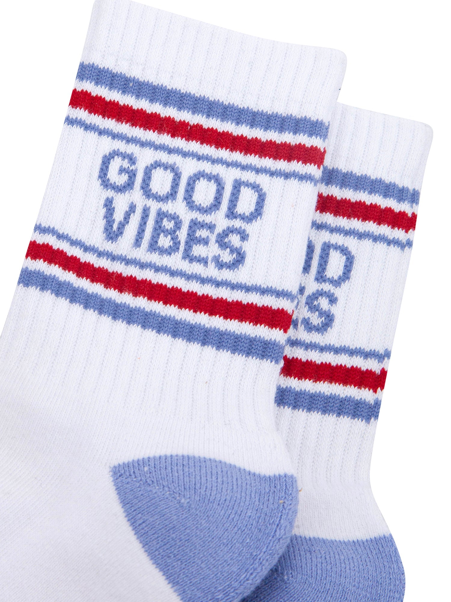 Good-Vibes-Organic-Cotton-Sports-Socks-in-White-Closeup
