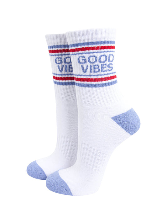 Good-Vibes-Organic-Cotton-Sports-Socks-in-White-Mannequin
