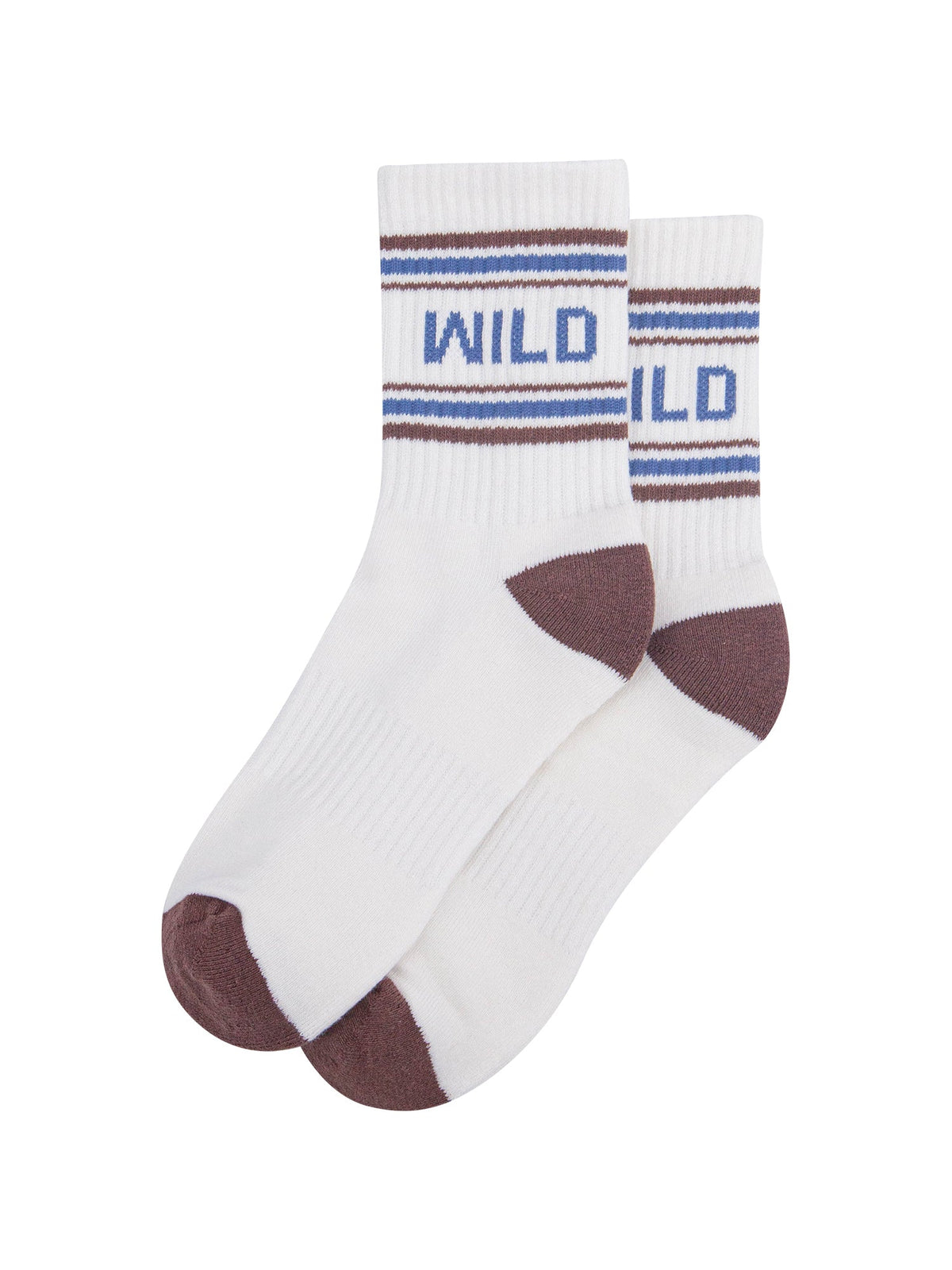 Wild-Organic-Cotton-Sports-Socks-in-White/Brown-Close-Up