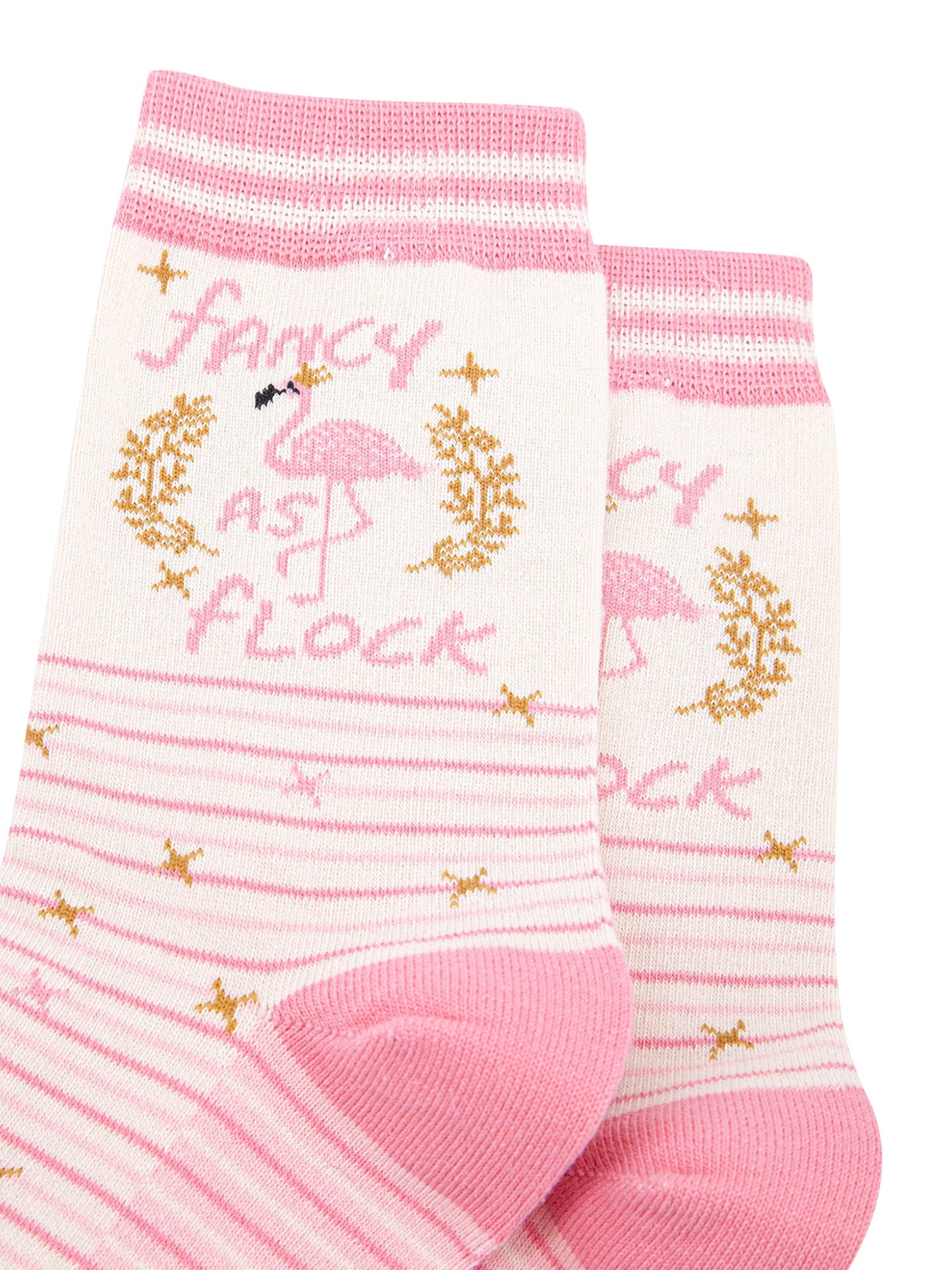 Fancy-As-Flock-Flamingo-Combed-Cotton-Socks-in-Pink-Closeup