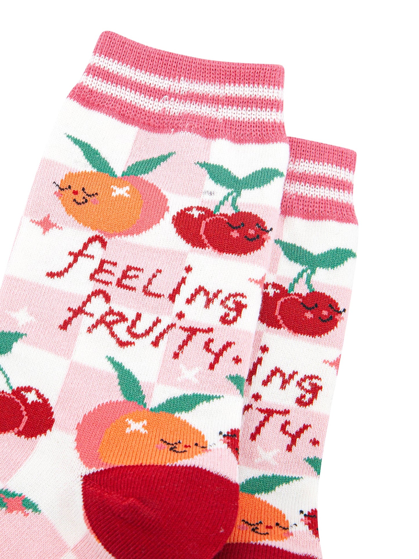 Feeling-Fruity-Combed-Cotton-Socks-in-Cream-Closeup