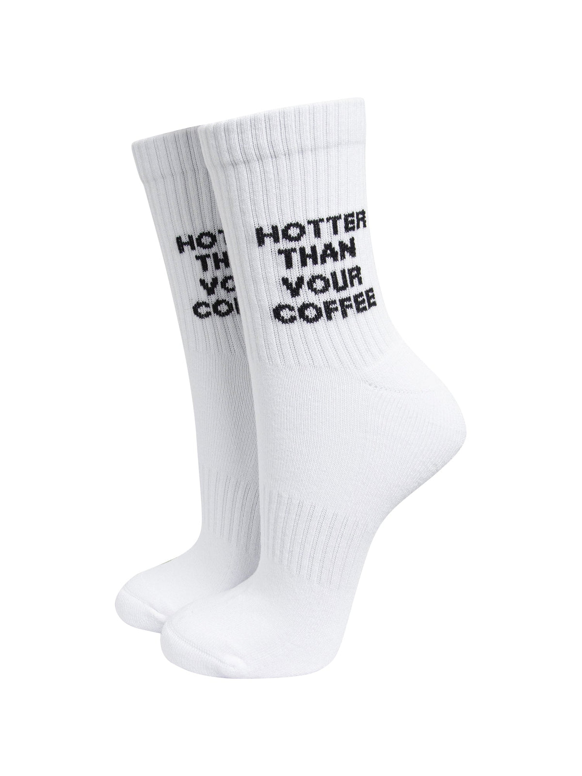 Hotter-Than-Your-Coffee-Organic-Cotton-Sports-Socks-in-White-On-Mannequin
