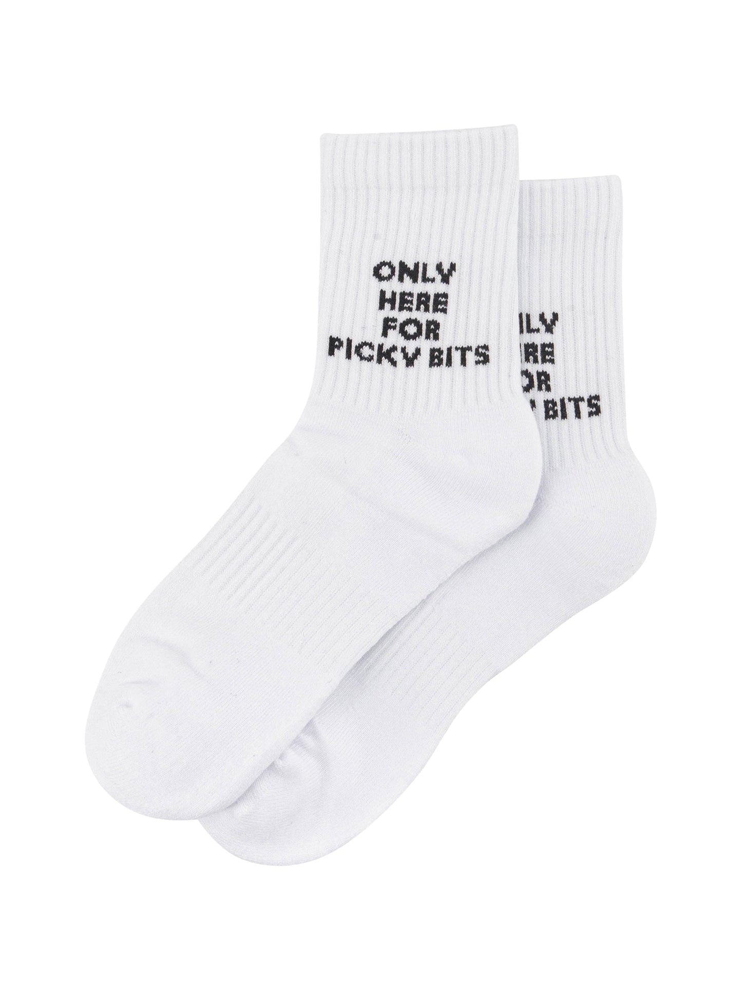 Only-Here-For-Picky-Bits-Organic-Cotton-Sports-Socks-in-White-Laid-Flat