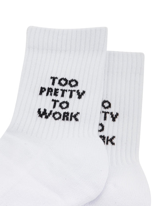 Too-Pretty-To-Work-Organic-Cotton-Sports-Socks-in-White-Close-Up