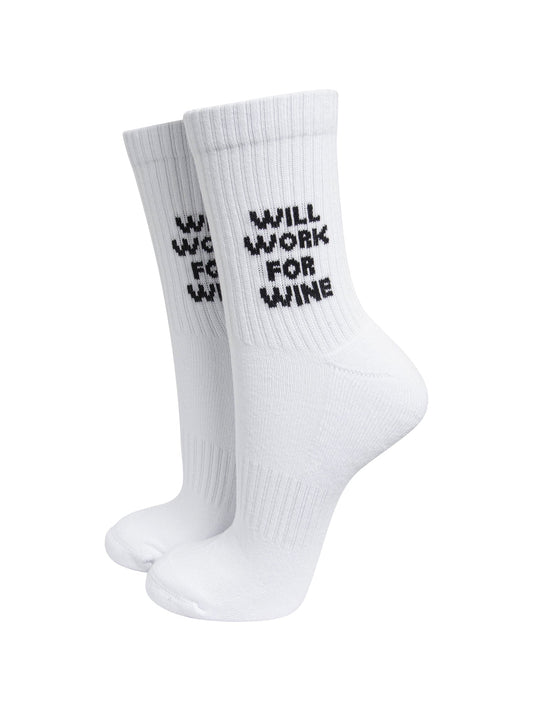 Will-Work-For-Wine-Organic-Cotton-Sports-Socks-in-White-On-Mannequin
