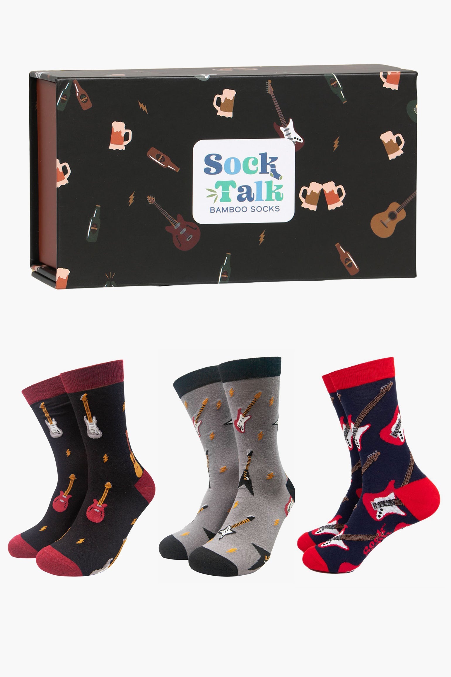 mens-socks-gift-box-black-rock-band