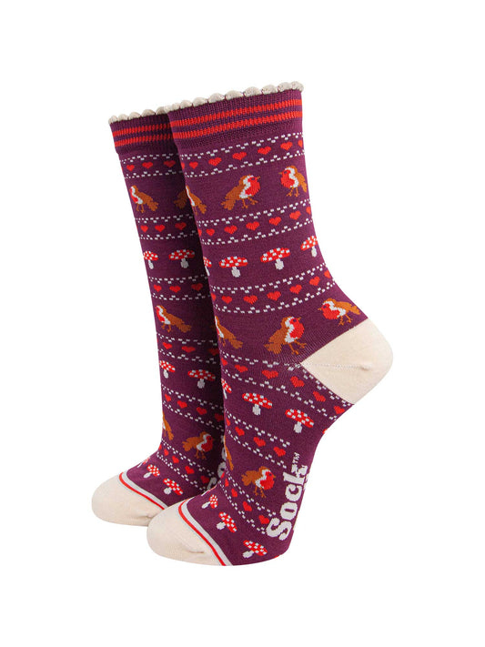 womens-bamboo-socks-berry-cream-robin-fair-isle-christmas