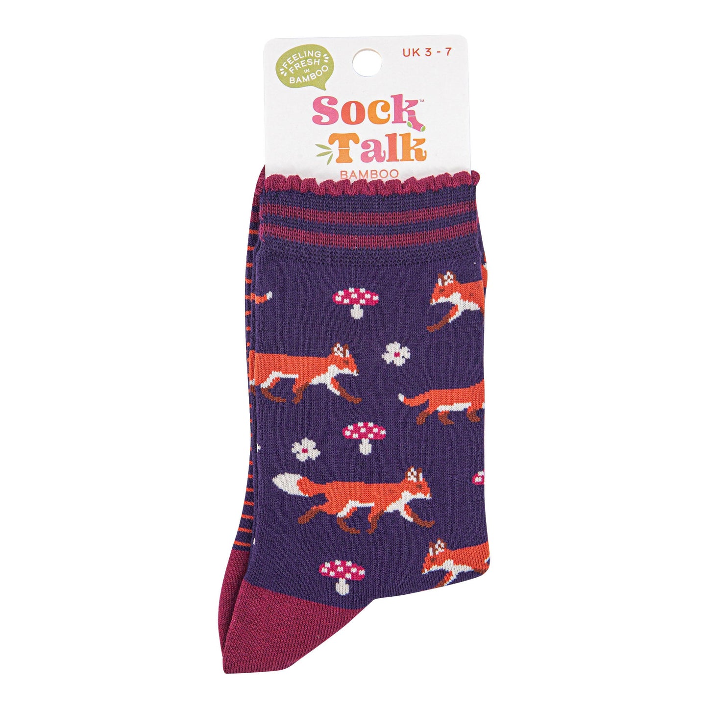 womens-bamboo-socks-navy-blue-berry-fox-and-toadstool-in-sock-talk-packaging