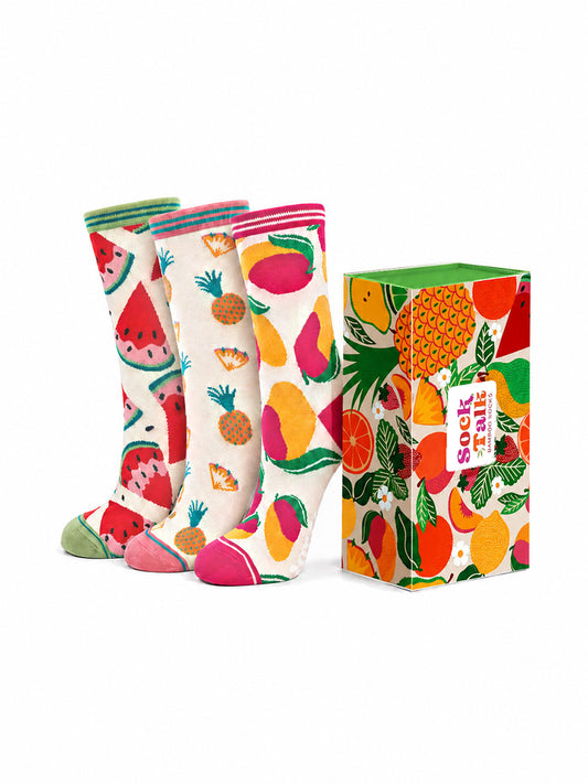 womens-socks-gift-box-cream-fruit-bamboo