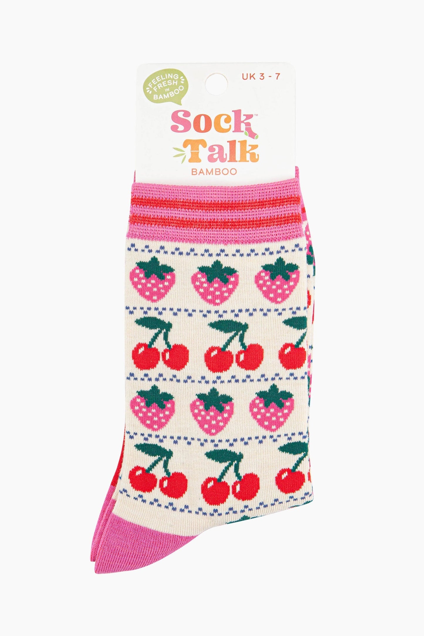 womens-bamboo-socks-cream-strawberry-cherry-fair-isle-in-socktalk-packaging-these-ankle-socks-are-uk-size-3-7