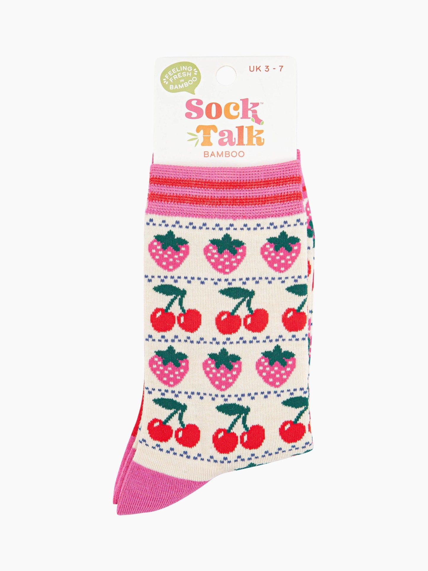 womens-bamboo-socks-cream-strawberry-cherry-fair-isle-in-socktalk-packaging-these-ankle-socks-are-uk-size-3-7