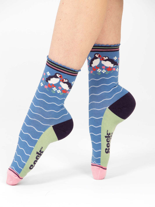 puffin-print-bamboo-socks-in-blue