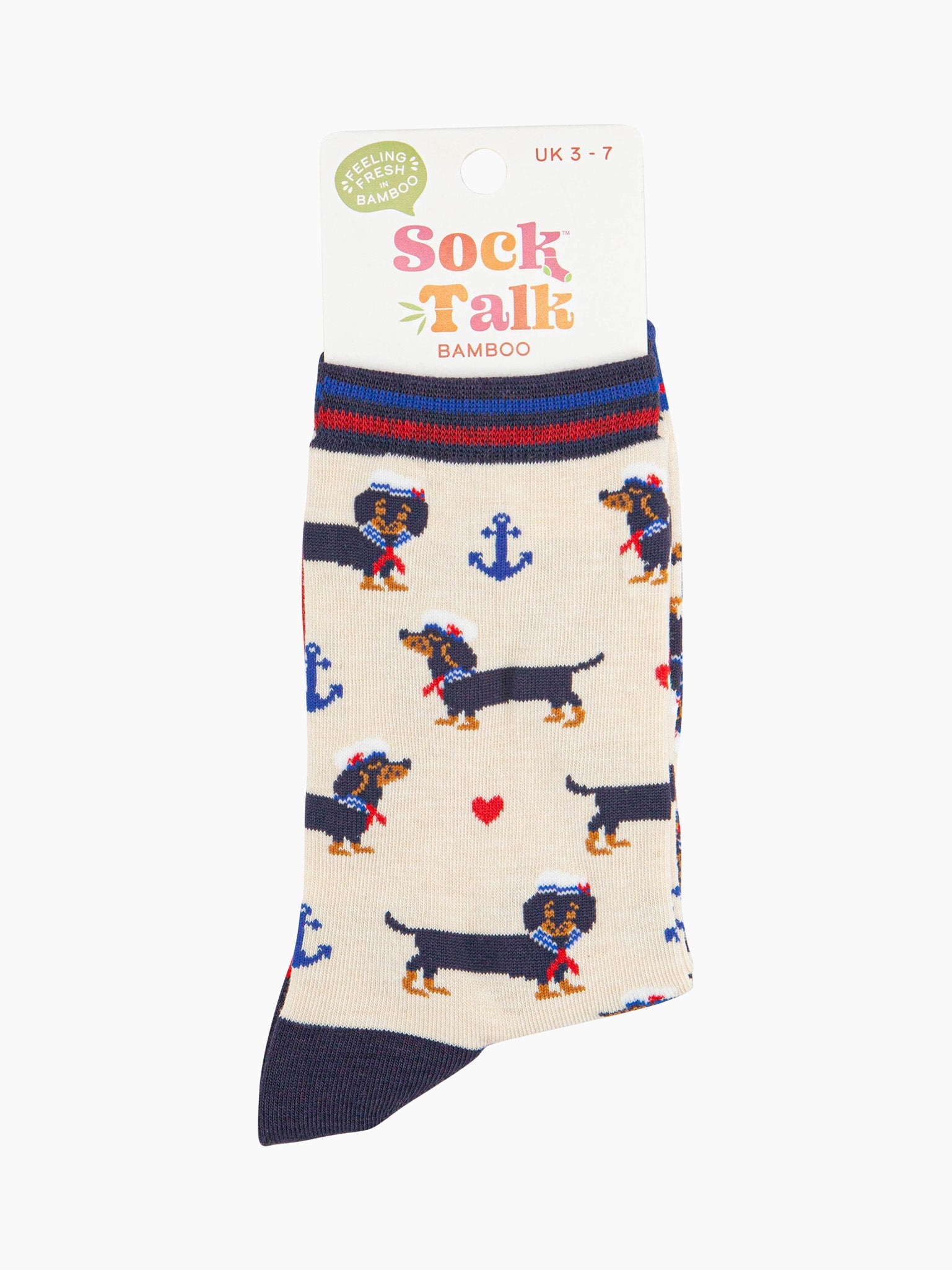 womens-bamboo-socks-cream-sausage-dog-sailor-in-sock-talk-packaging-uk-size-3-7