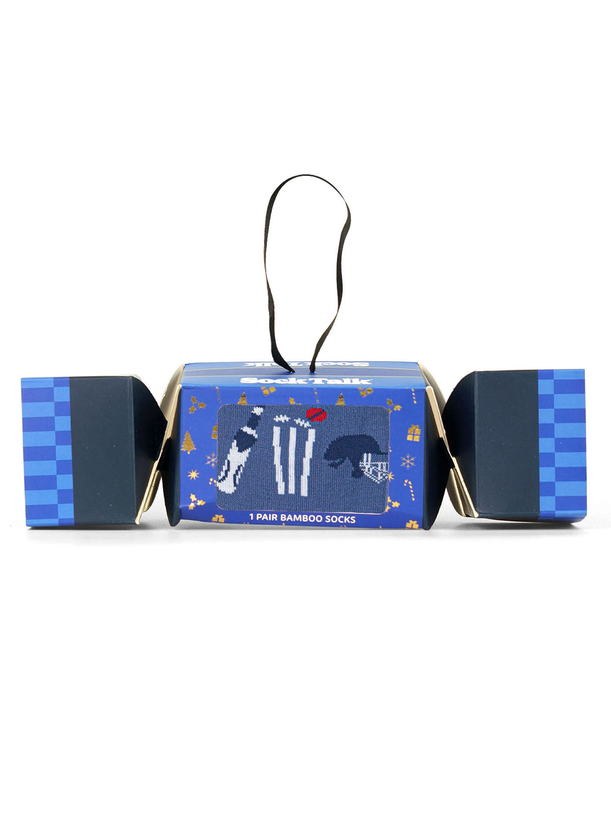 Cricket-Bamboo-Crew-Socks-Christmas-Cracker-Gift-Box-in-Denim-Blue