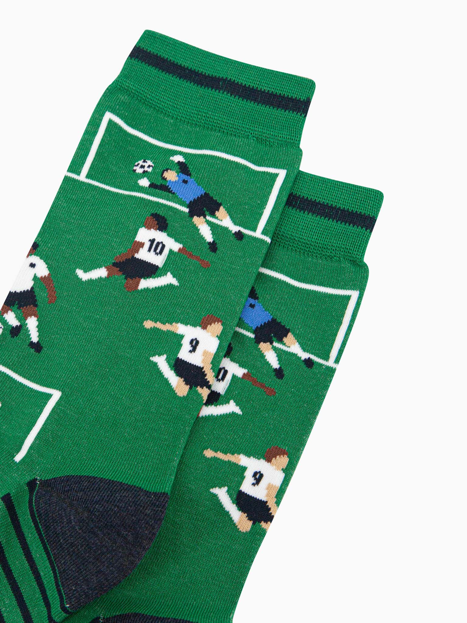 mens-bamboo-socks-green-football-players-close-up-goalkeeper-in-blue-jumping-to-save-a-goal-team-of-players-on-pitch