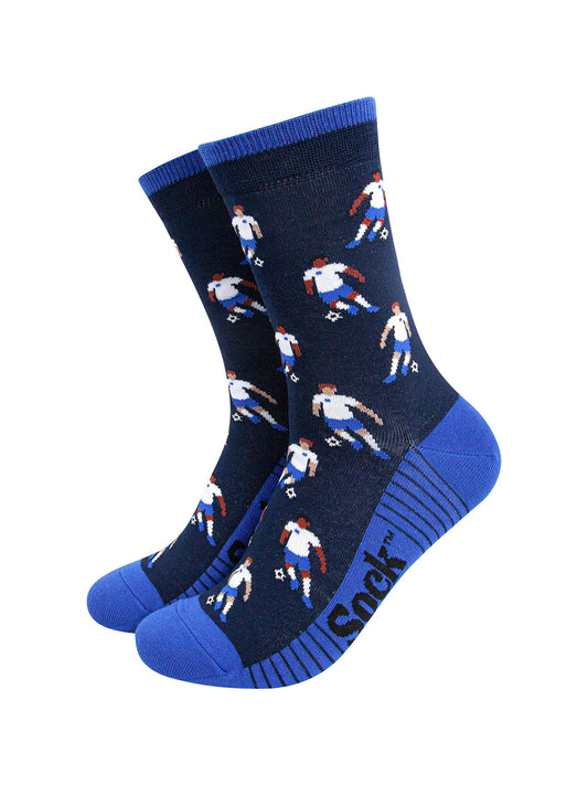 Football-Players-Bamboo-Socks-in-Navy-Blue-Mannequin