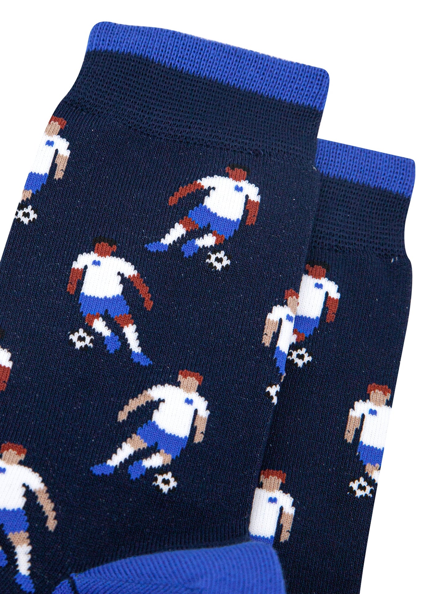 Football-Players-Bamboo-Socks-in-Navy-Blue-Closeup