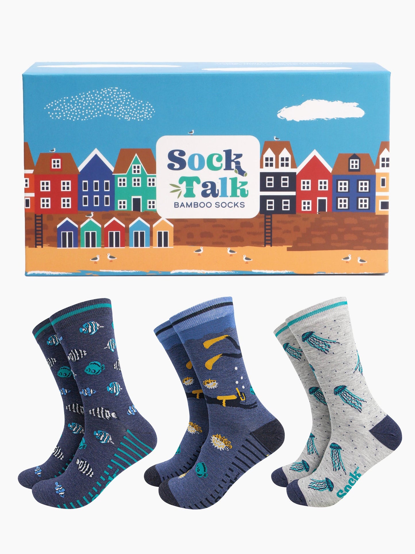 mens-bamboo-socks-gift-box-deep-sea-three-pairs-aquatic-dress-socks