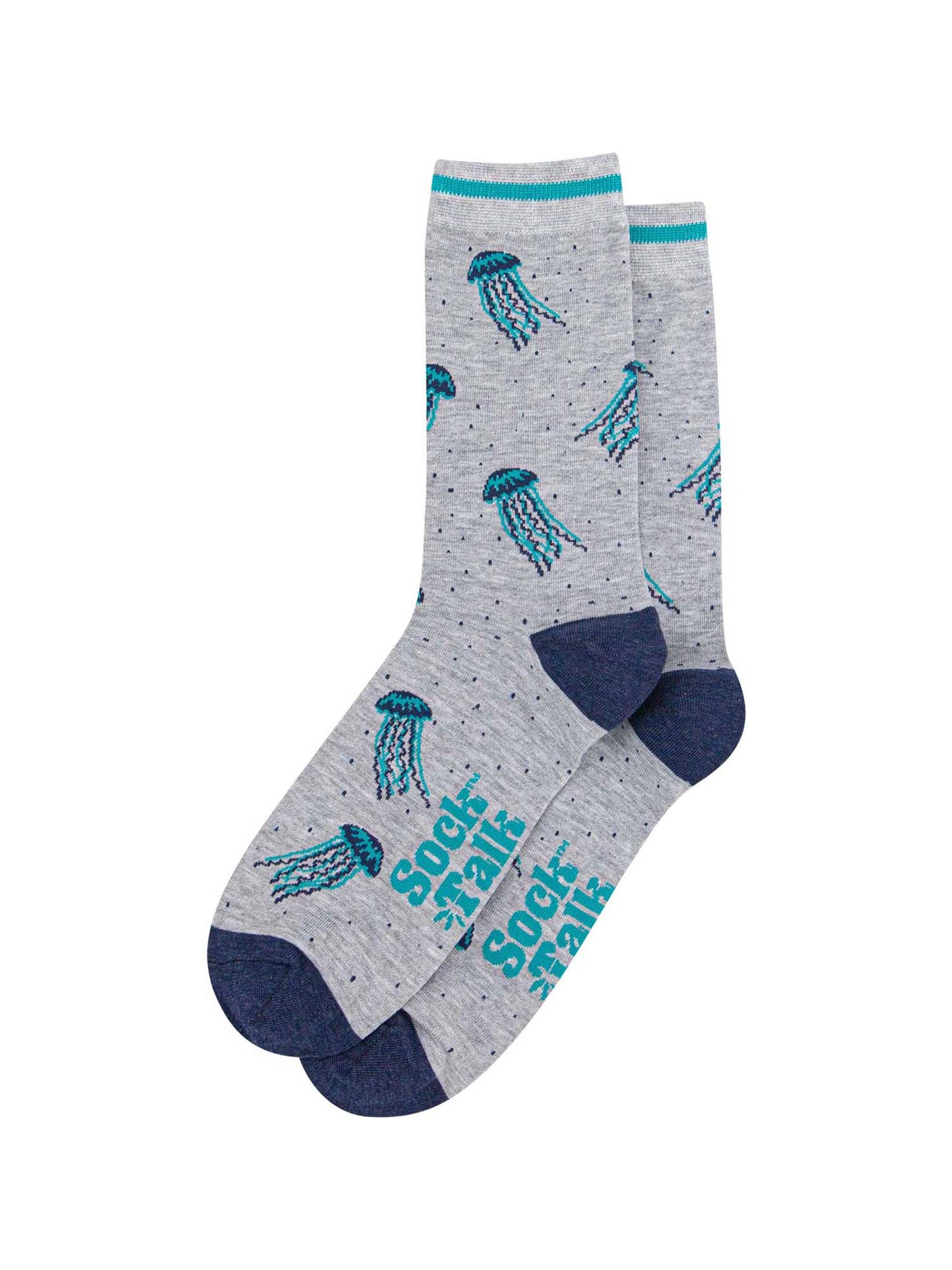mens-bamboo-socks-grey-jellyfish-laying-flat-floating-blue-jelly-fish