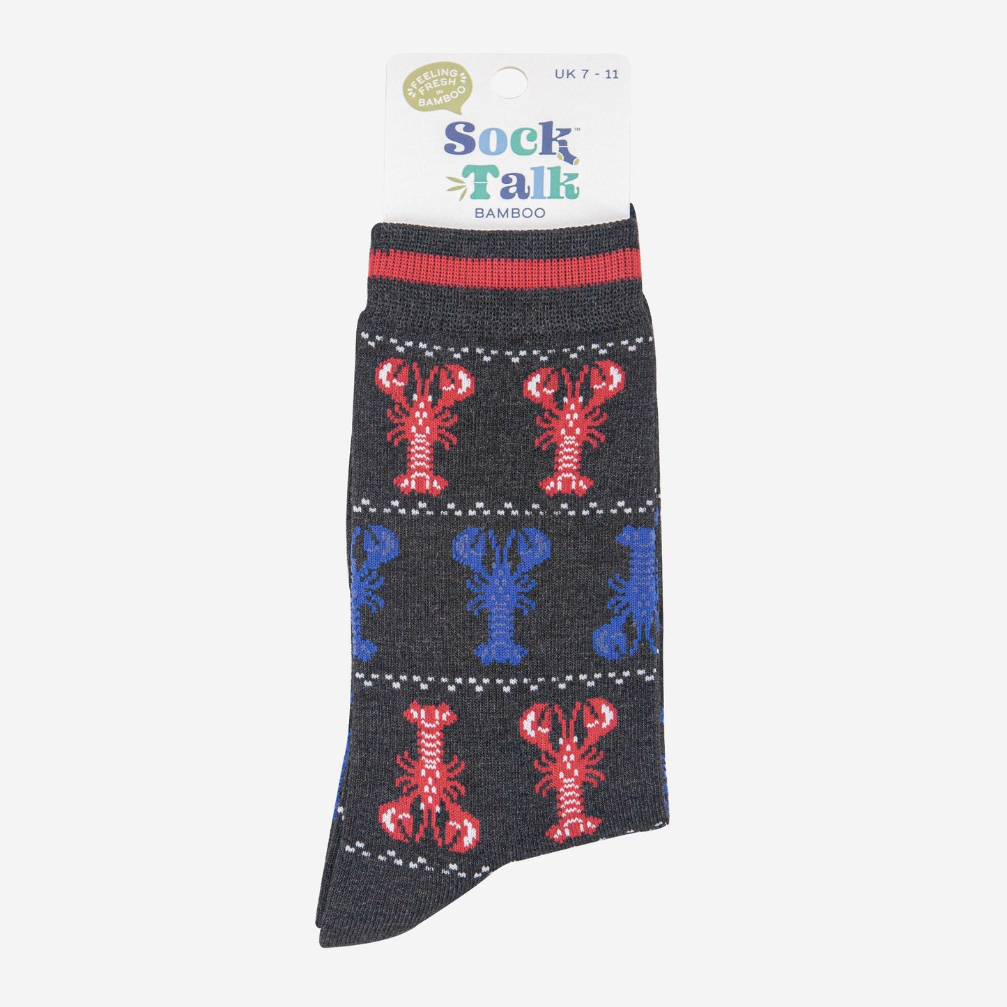 mens-bamboo-socks-black-lobsters-in-sock-talk-packaging