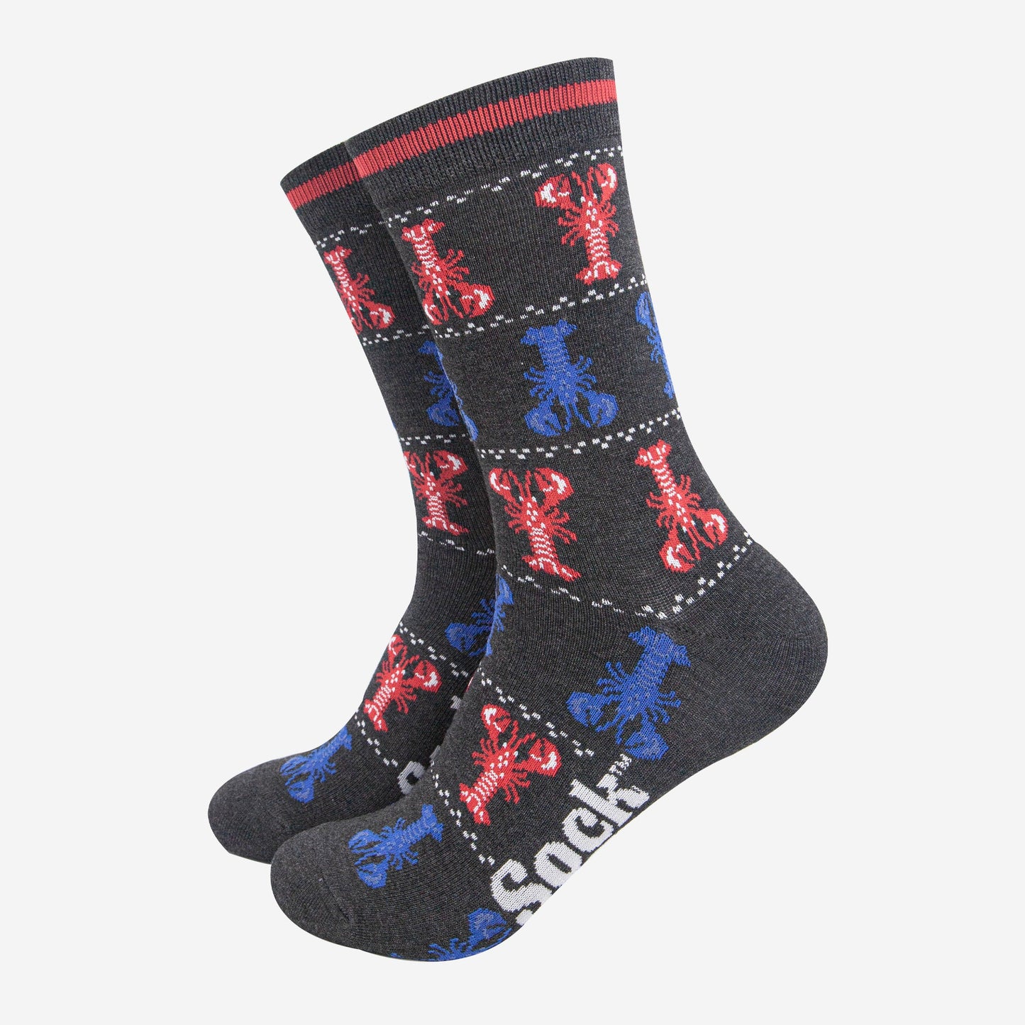 mens-bamboo-socks-black-lobsters-sealife