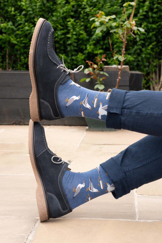 seagull-print-bamboo-socks-in-blue
